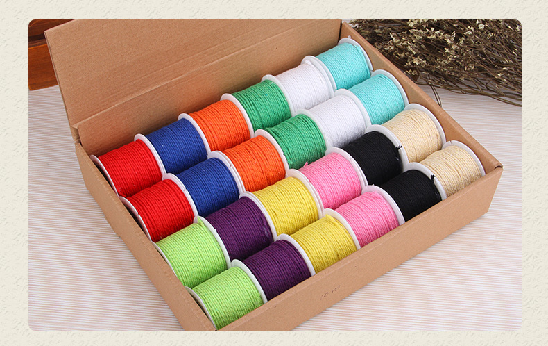 Color cotton thread hand hook lace line tablecloth table flag cushions coaster bed cover cotton thread