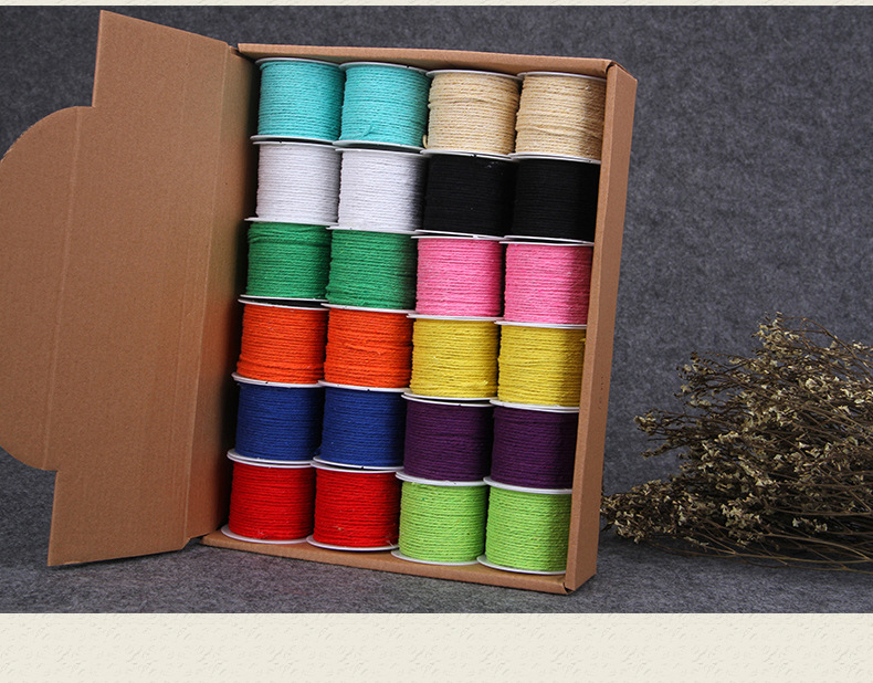 Color cotton thread hand hook lace line tablecloth table flag cushions coaster bed cover cotton thread