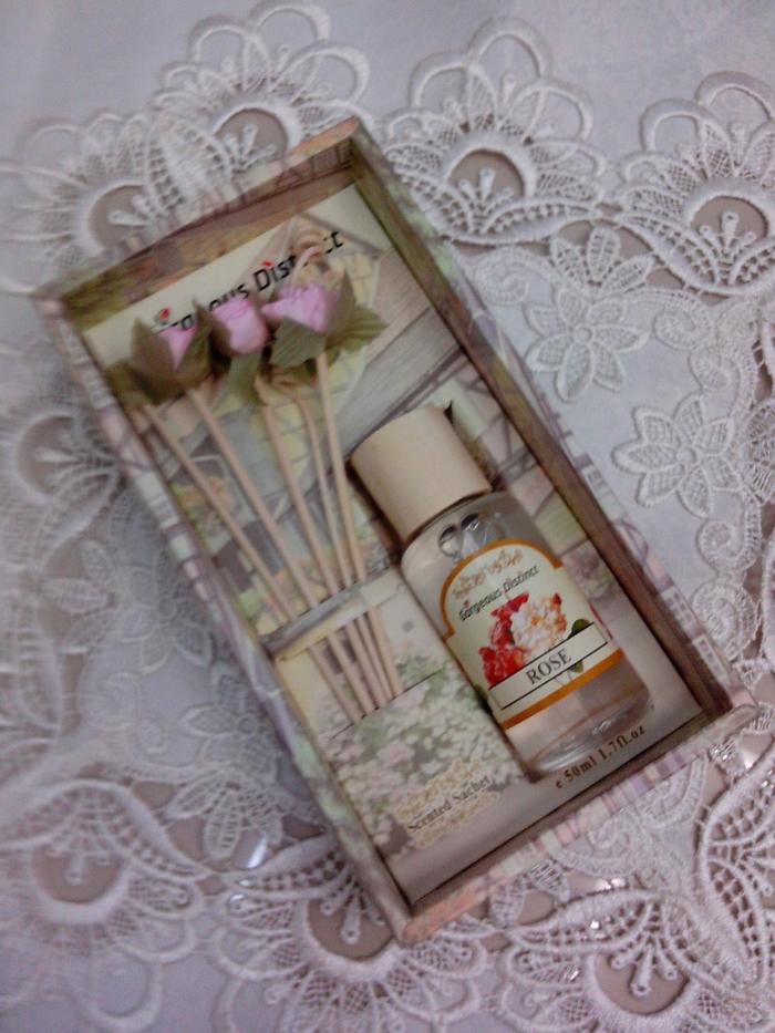 Aroma Rattan Volatile Perfume 7015 Glass Bottle, Exquisite 50ml Gift Set, Fire-Free Aromatherapy, Smokeless Aromatherapy