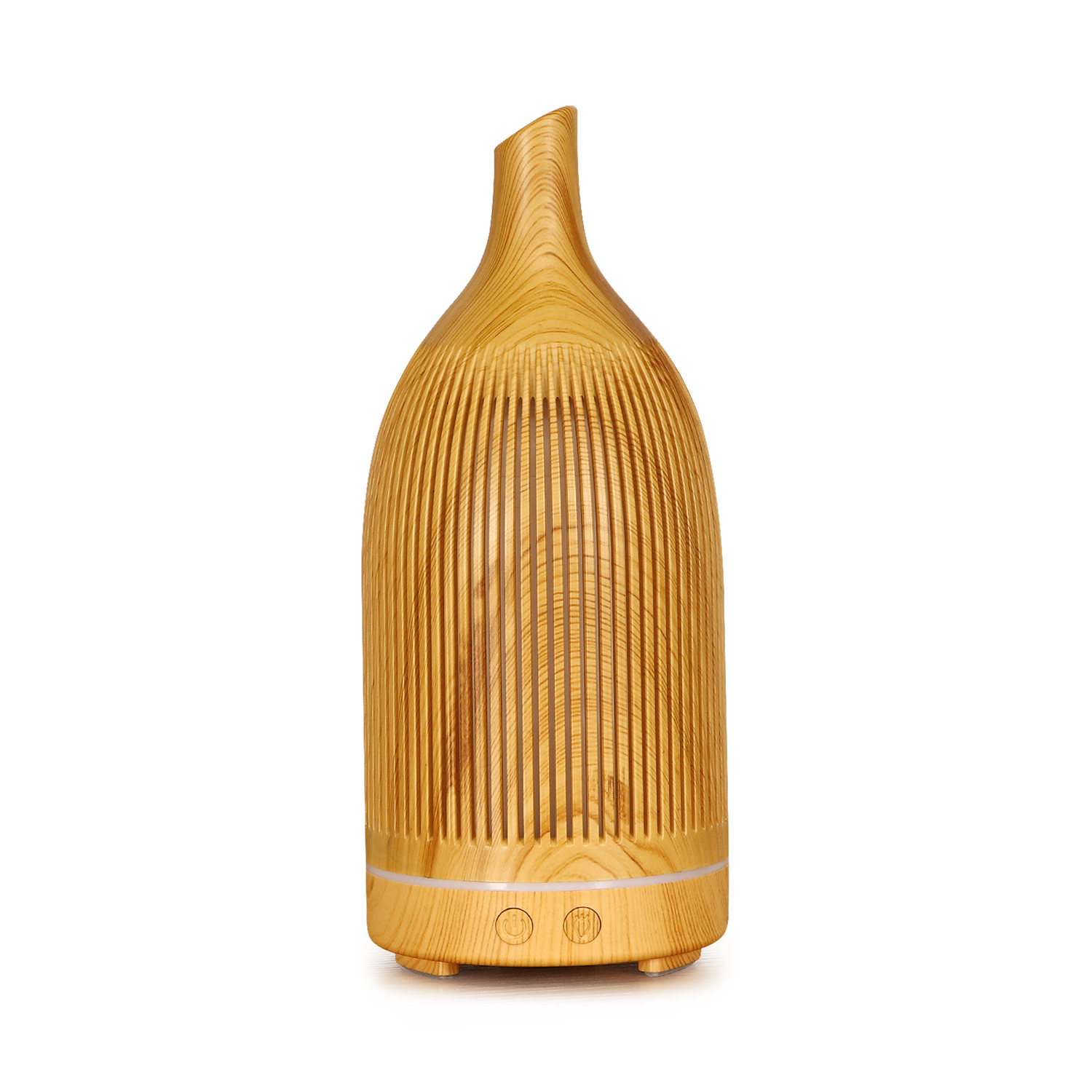 5V Colorful Fragrance Lamp Hollow Aroma Diffuser Ultrasonic Mini Desktop USB Humidifier Wine Bottle Wood Grain Aroma Diffuser