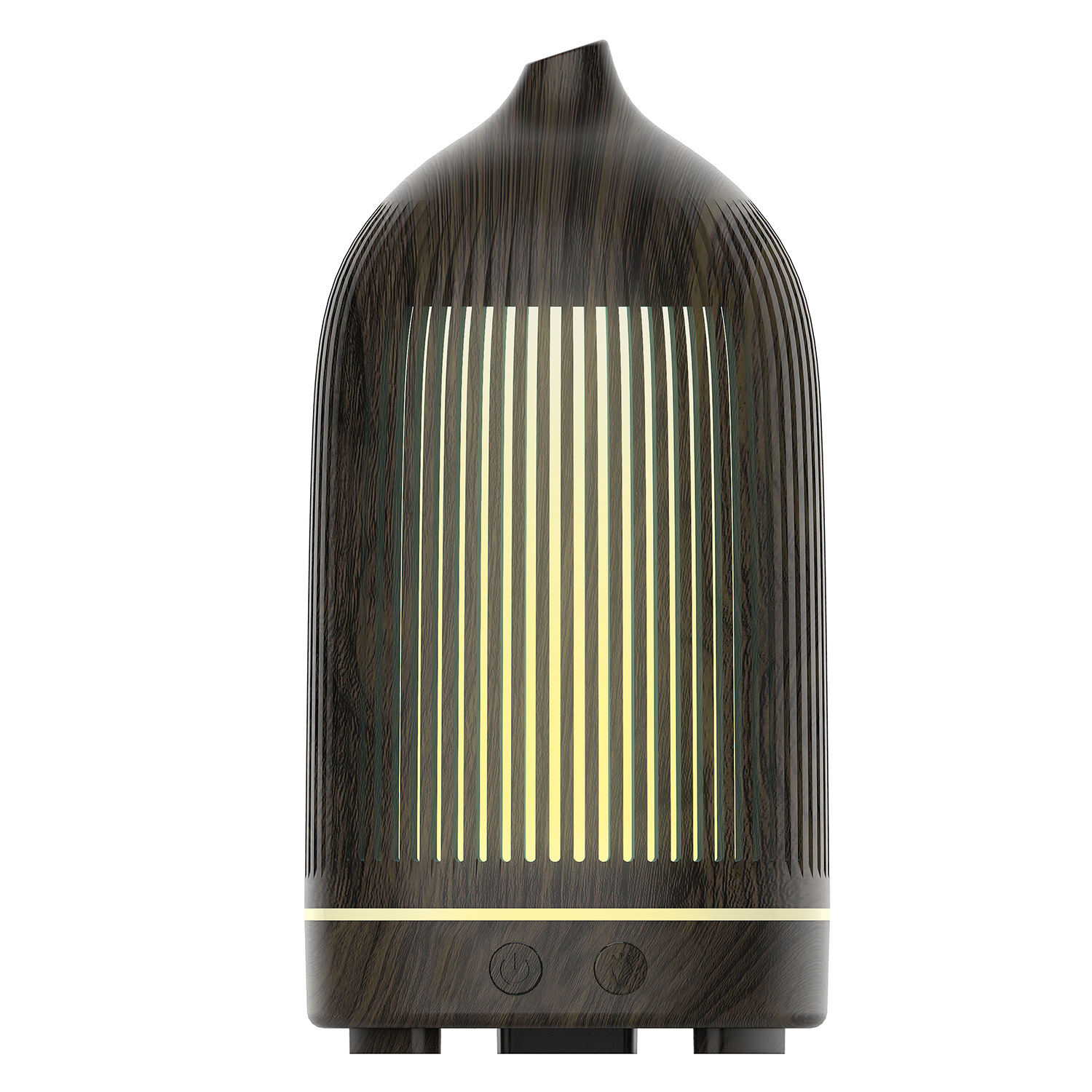 5V Colorful Fragrance Lamp Hollow Aroma Diffuser Ultrasonic Mini Desktop USB Humidifier Wine Bottle Wood Grain Aroma Diffuser