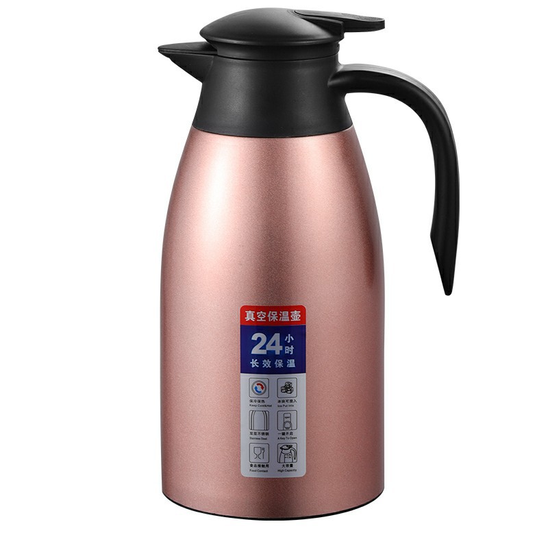 304 Stainless Steel Double-Layer Vacuum Insulated Pot Thermo Coffee Pot Household Thermos Gift Can Be Printed Logo