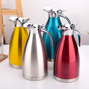 304 Stainless Steel Double-Layer Vacuum Insulated Pot Thermo Coffee Pot Household Thermos Gift Can Be Printed Logo