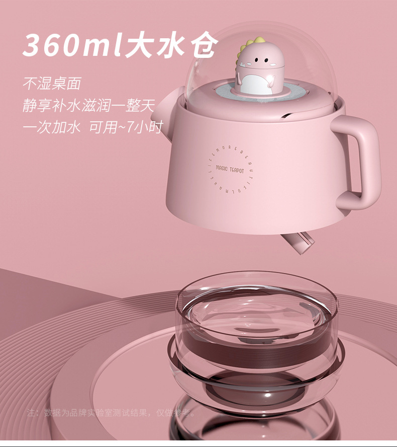 Creative Water Bottle Humidifier Moisturizing Spray Cute Cartoon Mini USB Office Desktop Mute Portable Aroma Diffuser
