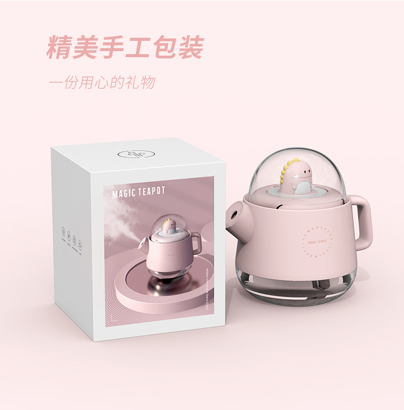 Creative Water Bottle Humidifier Moisturizing Spray Cute Cartoon Mini USB Office Desktop Mute Portable Aroma Diffuser