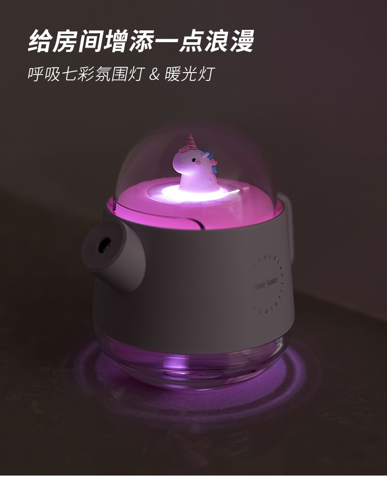 Creative Water Bottle Humidifier Moisturizing Spray Cute Cartoon Mini USB Office Desktop Mute Portable Aroma Diffuser