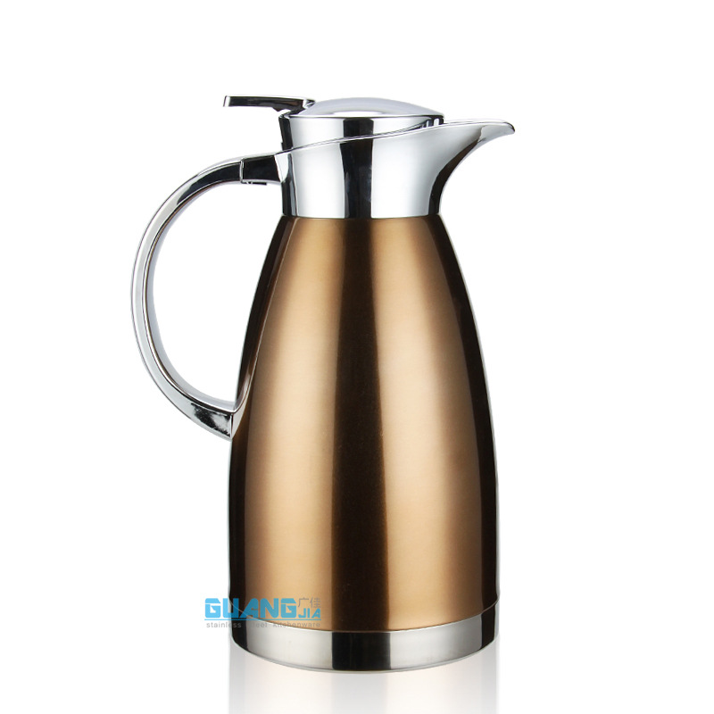 Stainless Steel Vacuum Insulated Pot Household Thermos Thermo European Coffee Pot Cold Water Bottle Cold Insulation