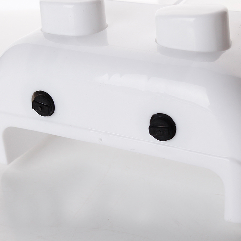 Strong wall suction double head soap dispenser manual sink soap dispenser hotel economic hand sanitizer