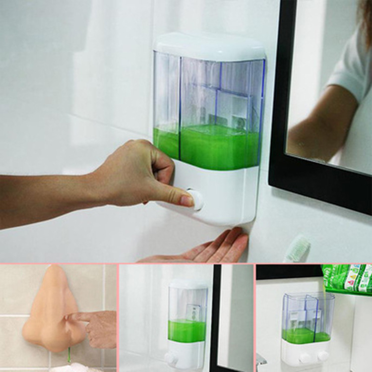 Amazon Wall-Mounted Mini Soap Dispenser Lotion Dispenser Wall-Mounted Soap Dispenser Bathroom Hand-Washing Device Bath Lotion