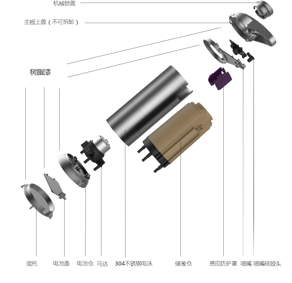 steel champagne infrared ray induction soap dispenser automatic induction soap dispenser hand soap bottle soap dispenser