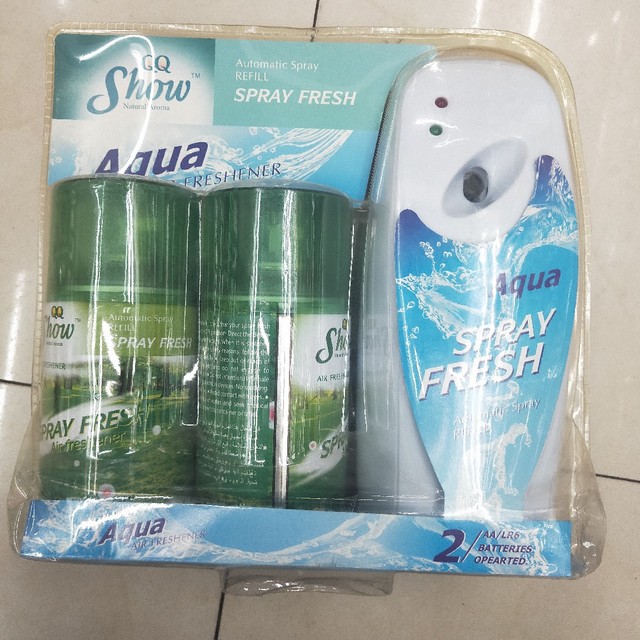 Timing Automatic Aerosol Dispenser Wall-Mounted Cachin Bathroom Deodorant Odor Air Freshing Agent Sprayer