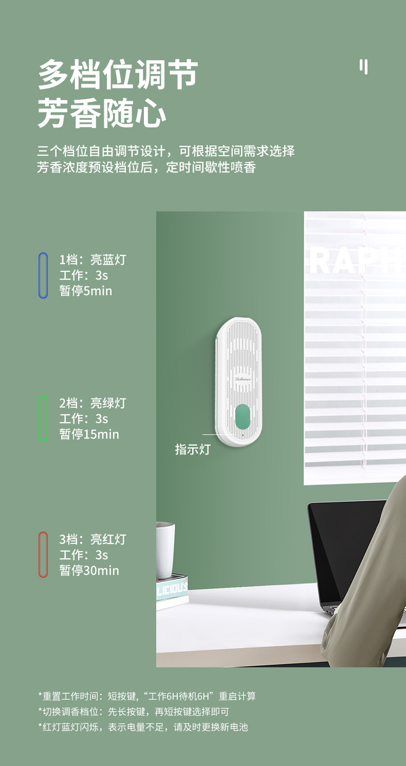 Aroma Diffuser Creative Timing Automatic Aerosol Dispenser Hotel Essential Oil Cachin Domestic Toilet Deodorant Perfume Ultrasonic Aroma Diffuser