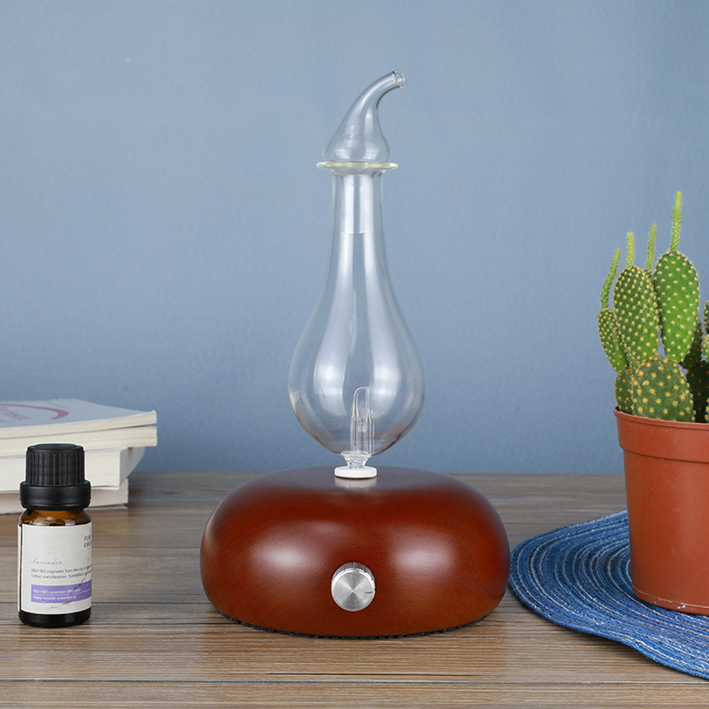 Nebulizing Solid Wood Essential Oil Ultrasonic Aroma Diffuser Automatic Hotel Aerosol Dispenser Home Cold Fragrance Instrument Gift Cachin