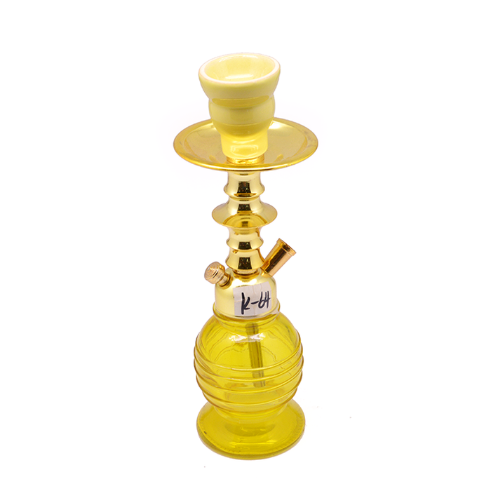 Labber's aluminum alloy acrylic glass shisha hookah with silencer.