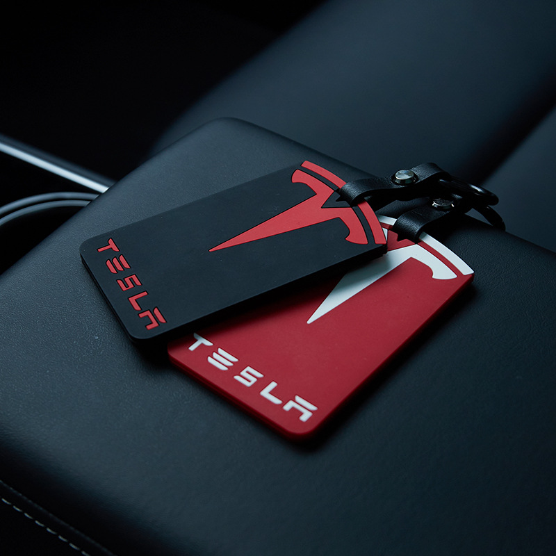 Applicable to Tesla Model3y Key Case Thin and Light Silicone Key Card Case Special Protection Card Case Key Cover