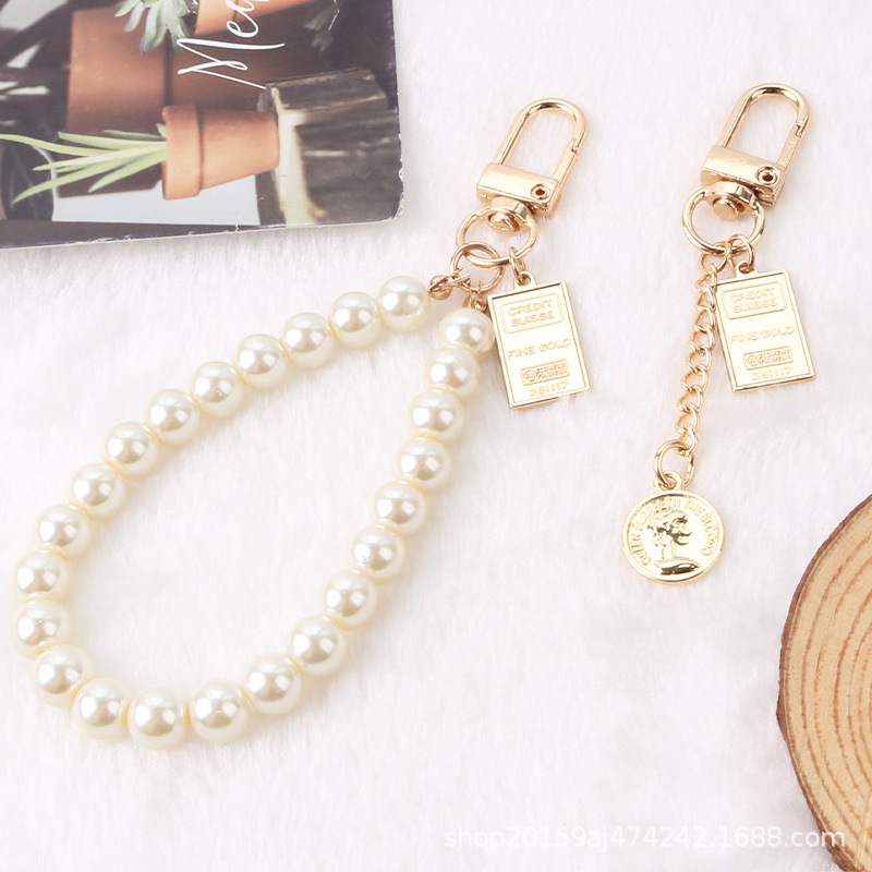 Retro Square round Coin Double-Sided Letter Card Pendant DIY Coin Phone Case Handbag Pendant Keychain