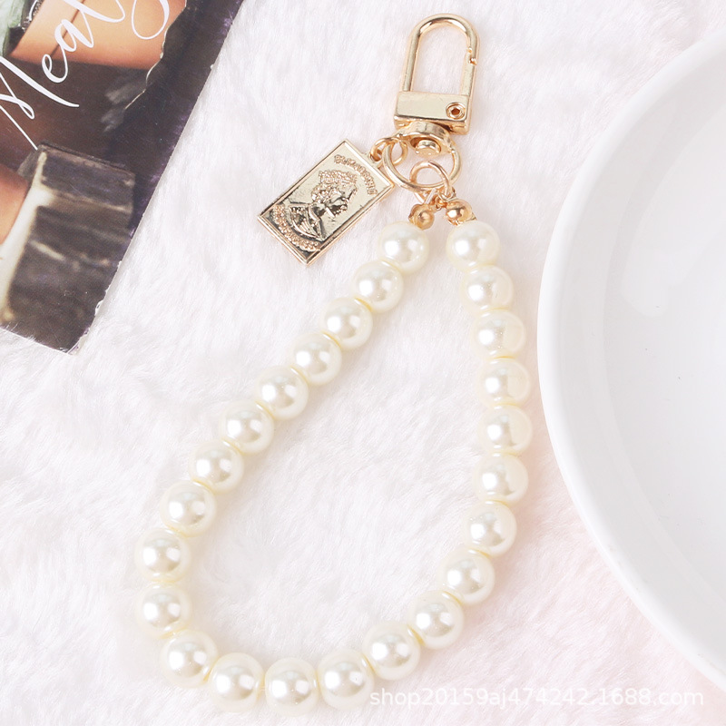 Retro Square round Coin Double-Sided Letter Card Pendant DIY Coin Phone Case Handbag Pendant Keychain
