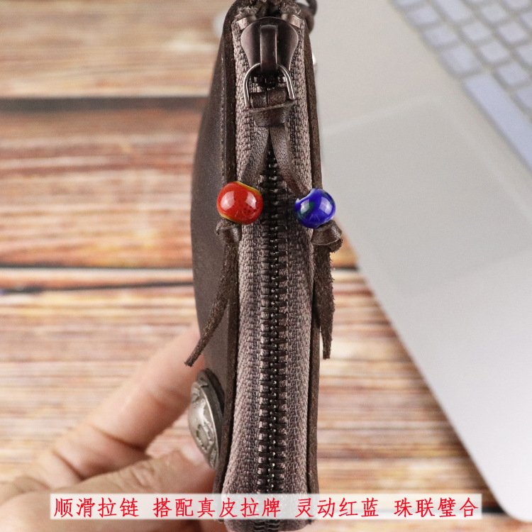 Style HandPainted Color Distressed SkeletonSkin Key Case Card Holder Coin Purse Multifunctional Key Case Storage Bag Style HandPainted Color Distressed SkeletonSkin Key Case Card Holder Coin Purse Multifunctional Key Case Storage Bag