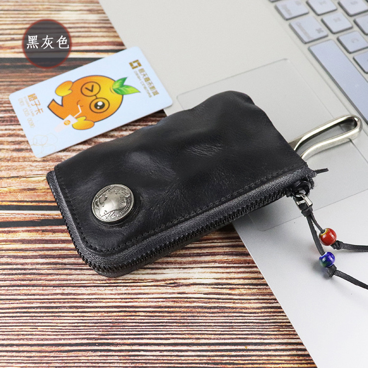 Style HandPainted Color Distressed SkeletonSkin Key Case Card Holder Coin Purse Multifunctional Key Case Storage Bag Style HandPainted Color Distressed SkeletonSkin Key Case Card Holder Coin Purse Multifunctional Key Case Storage Bag