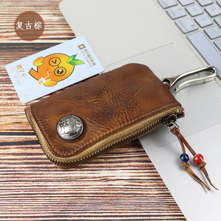 Style HandPainted Color Distressed SkeletonSkin Key Case Card Holder Coin Purse Multifunctional Key Case Storage Bag Style HandPainted Color Distressed SkeletonSkin Key Case Card Holder Coin Purse Multifunctional Key Case Storage Bag