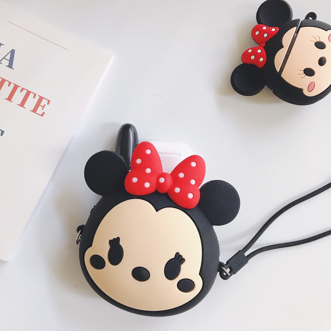 Stall Hot Supply Quncle Cartoon Mickey Pikachu Silica Gel Card Holder Girls Coin Purse