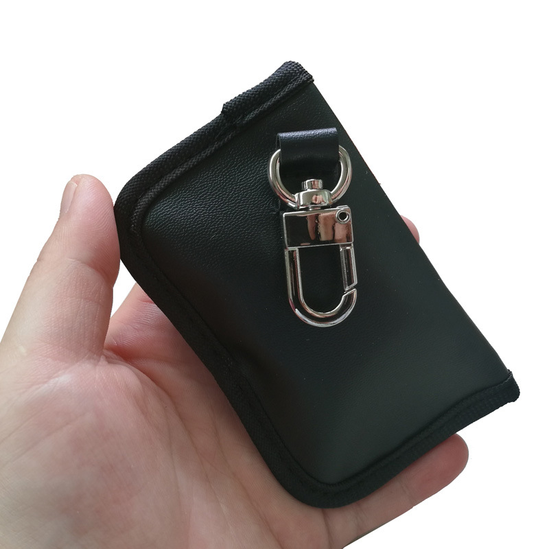 RFID Anti-Scanning Card Cover Anti-Lost Anti-Theft Shielding Car Key Anti-Copy Bag Car Shielding Key Case