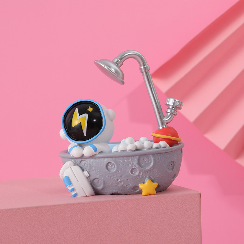 Space Trip Chuangyu Star Astronaut Hang Xiaoyu Blind Box Toy Doll Resin Craft Hand-Made Doll for Children
