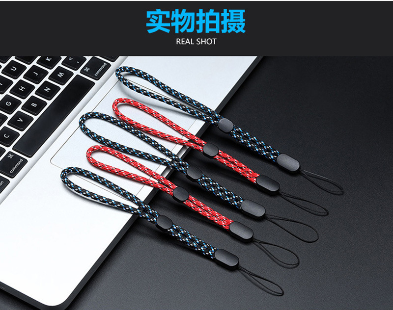 Disc Lanyard Thick Rope Adjustable WalkieTalkie Rope Bluetooth Speaker Key AntiLost Wrist Hang Rope Mobile Phone Lanyard