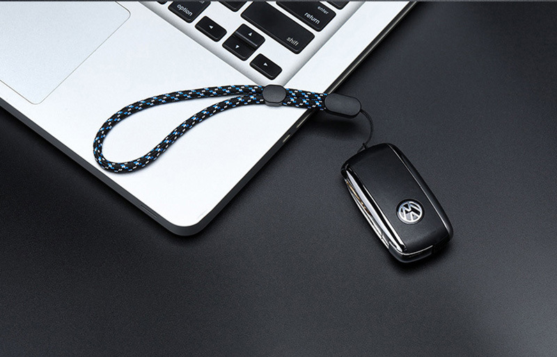 Disc Lanyard Thick Rope Adjustable WalkieTalkie Rope Bluetooth Speaker Key AntiLost Wrist Hang Rope Mobile Phone Lanyard