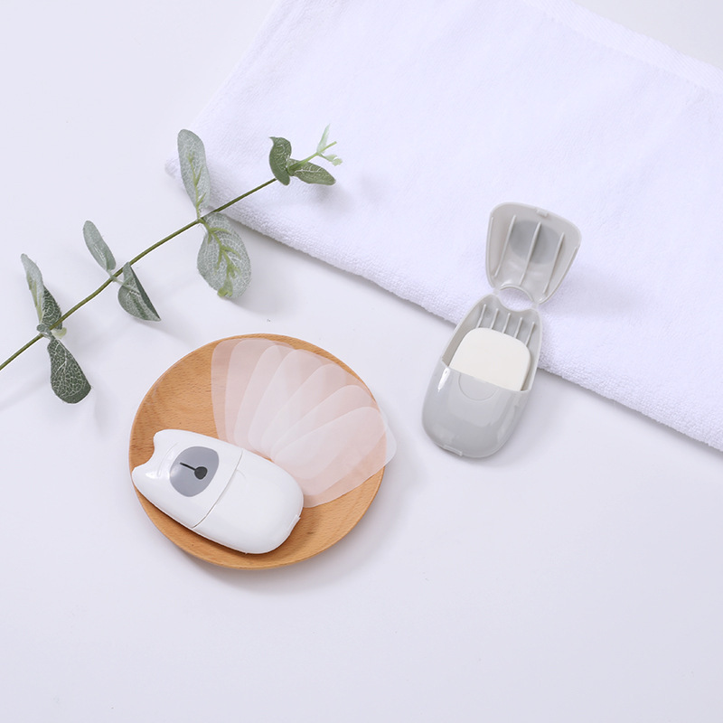 Cute Mini Portable Soap Slice Hand Washing Soap Flakes Children Outdoor Disposable Soap Travel Product