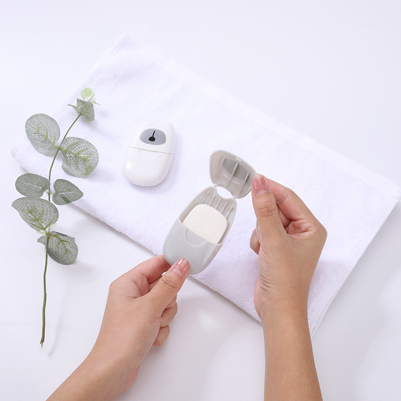 Cute Mini Portable Soap Slice Hand Washing Soap Flakes Children Outdoor Disposable Soap Travel Product