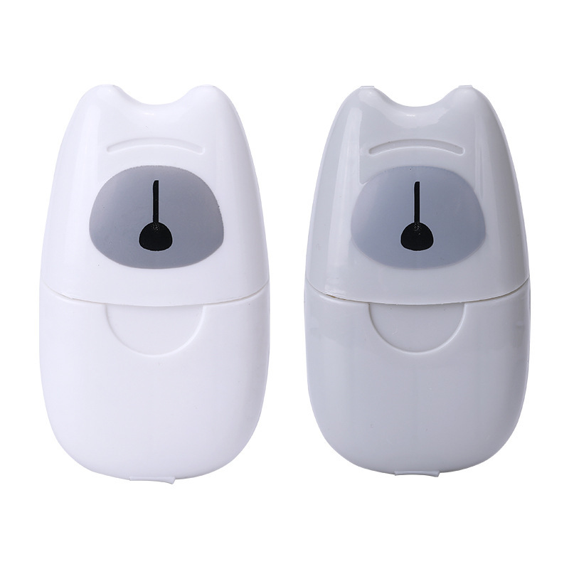 Cute Mini Portable Soap Slice Hand Washing Soap Flakes Children Outdoor Disposable Soap Travel Product