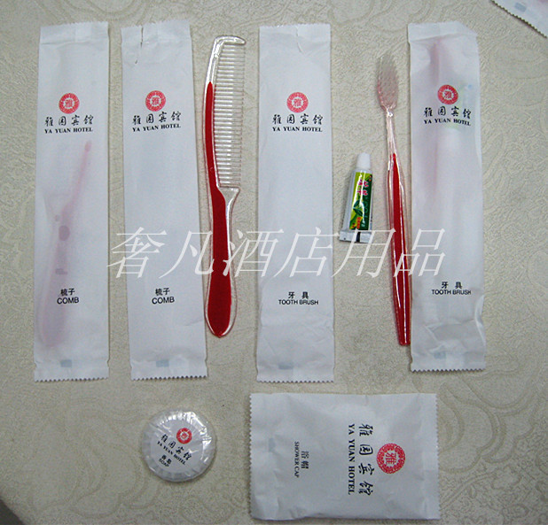 Where luxury hotel supplies disposable goods toothbrush comb 7 piece soap