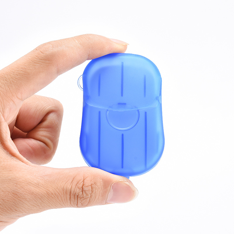 Travel Disposable Soap Slice Soap Sheet Boxed Portable Hand Washing Piece Small Soap Pad Mini Soap Paper Wholesale