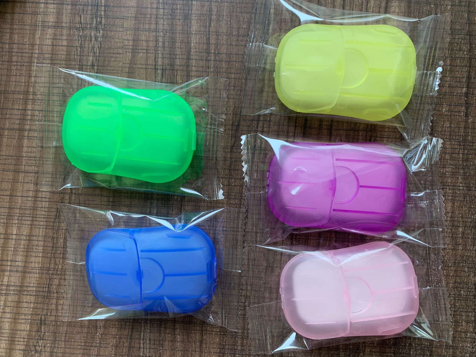 Travel Disposable Soap Slice Soap Sheet Boxed Portable Hand Washing Piece Small Soap Pad Mini Soap Paper Wholesale