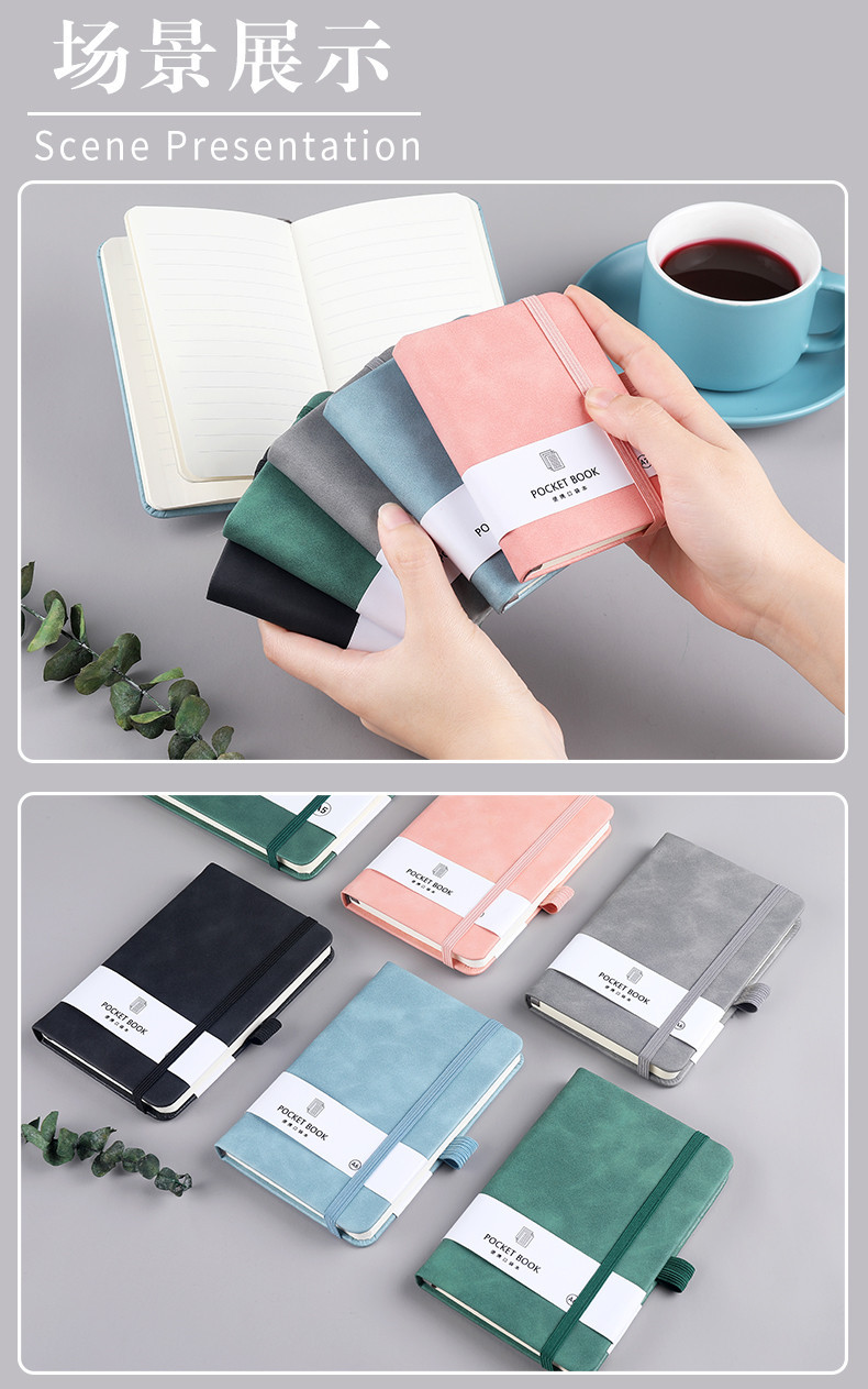 A7 Color Elastic Bandage Portable Notebook Wholesale Student Memo Skin Feeling Leather Portable Pocket Journal Book A7 Color Elastic Bandage Portable Notebook Wholesale Student Memo Skin Feeling Leather Portable Pocket Journal Book