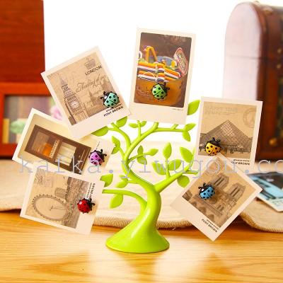 Lucky Ladybug magnets trees album memo clip Fridge Magnet magnetic mail stickers strange new products