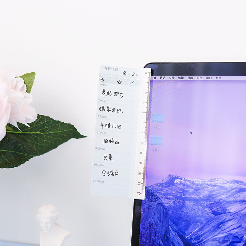 Fresh Time Manager Series Sticky Notepad Learning Memo Reminder Notepad Notebook Note Sticker