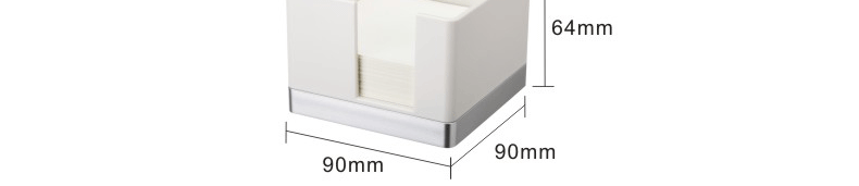 New Square Note Paper Storage Box Creative PS Material Office Storage High-End Simple Memo Pad SD-2333 New Square Note Paper Storage Box Creative PS Material Office Storage High-End Simple Memo Pad SD-2333