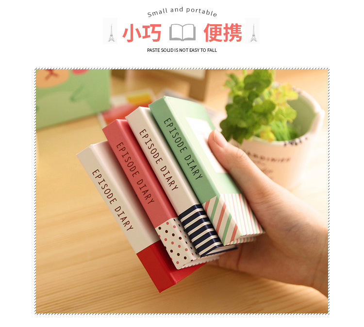 Creative Cute Hard Shell Notepad Fresh Style Set Sticky Note Memo Set Student Stationery with Pen Creative Cute Hard Shell Notepad Fresh Style Set Sticky Note Memo Set Student Stationery with Pen