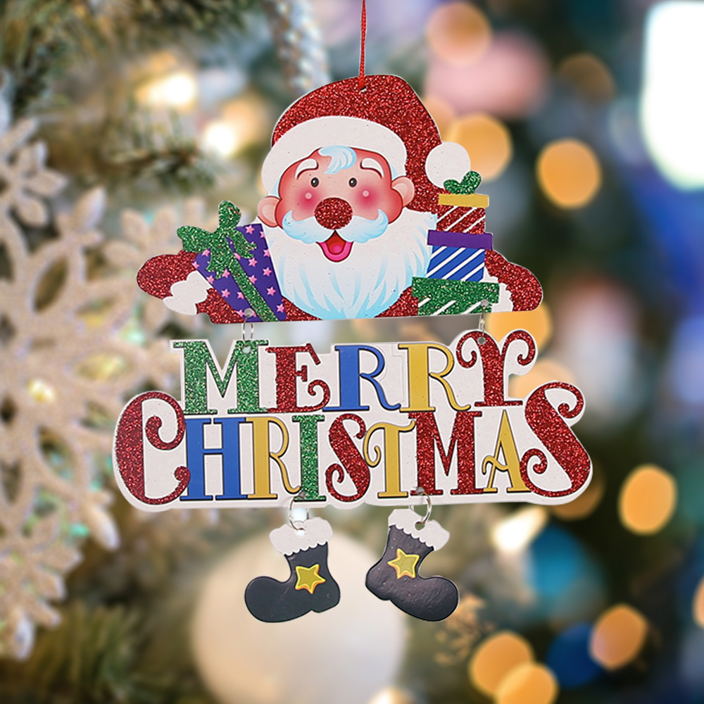 Christmas New Doorplate Pendant Wall Hanging Window Letter Brand Elderly Snowman Pendant Supermarket & Shopping Malls Decorations Christmas New Doorplate Pendant Wall Hanging Window Letter Brand Elderly Snowman Pendant Supermarket & Shopping Malls Decorations