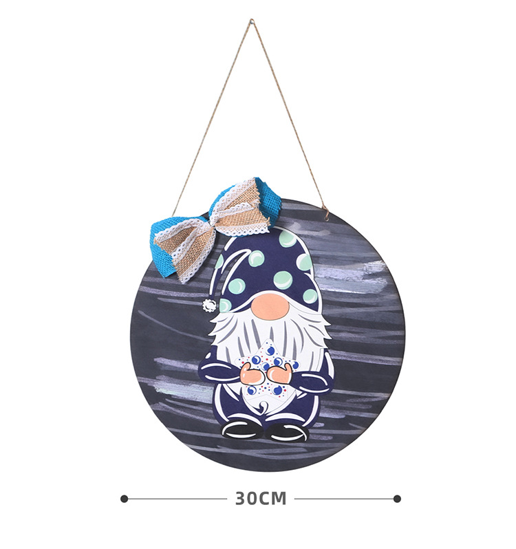 Exclusive For Cross-Border Wooden Decorated Hangtag Faceless Doll Home Wooden Door Hanging Dwarf Dwarf Creative Doorplate Exclusive For Cross-Border Wooden Decorated Hangtag Faceless Doll Home Wooden Door Hanging Dwarf Dwarf Creative Doorplate