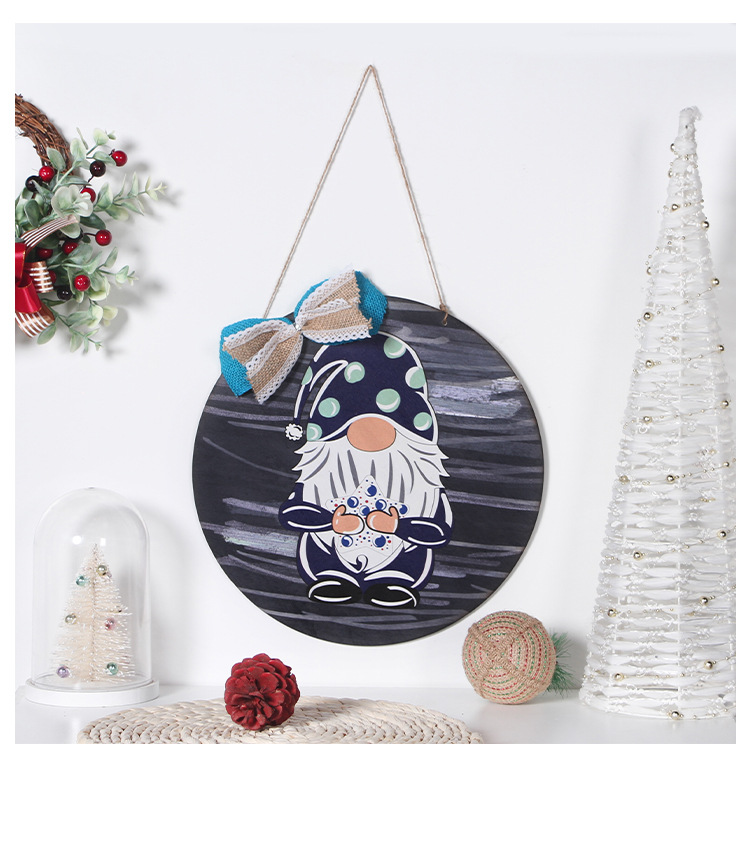 Exclusive For Cross-Border Wooden Decorated Hangtag Faceless Doll Home Wooden Door Hanging Dwarf Dwarf Creative Doorplate Exclusive For Cross-Border Wooden Decorated Hangtag Faceless Doll Home Wooden Door Hanging Dwarf Dwarf Creative Doorplate