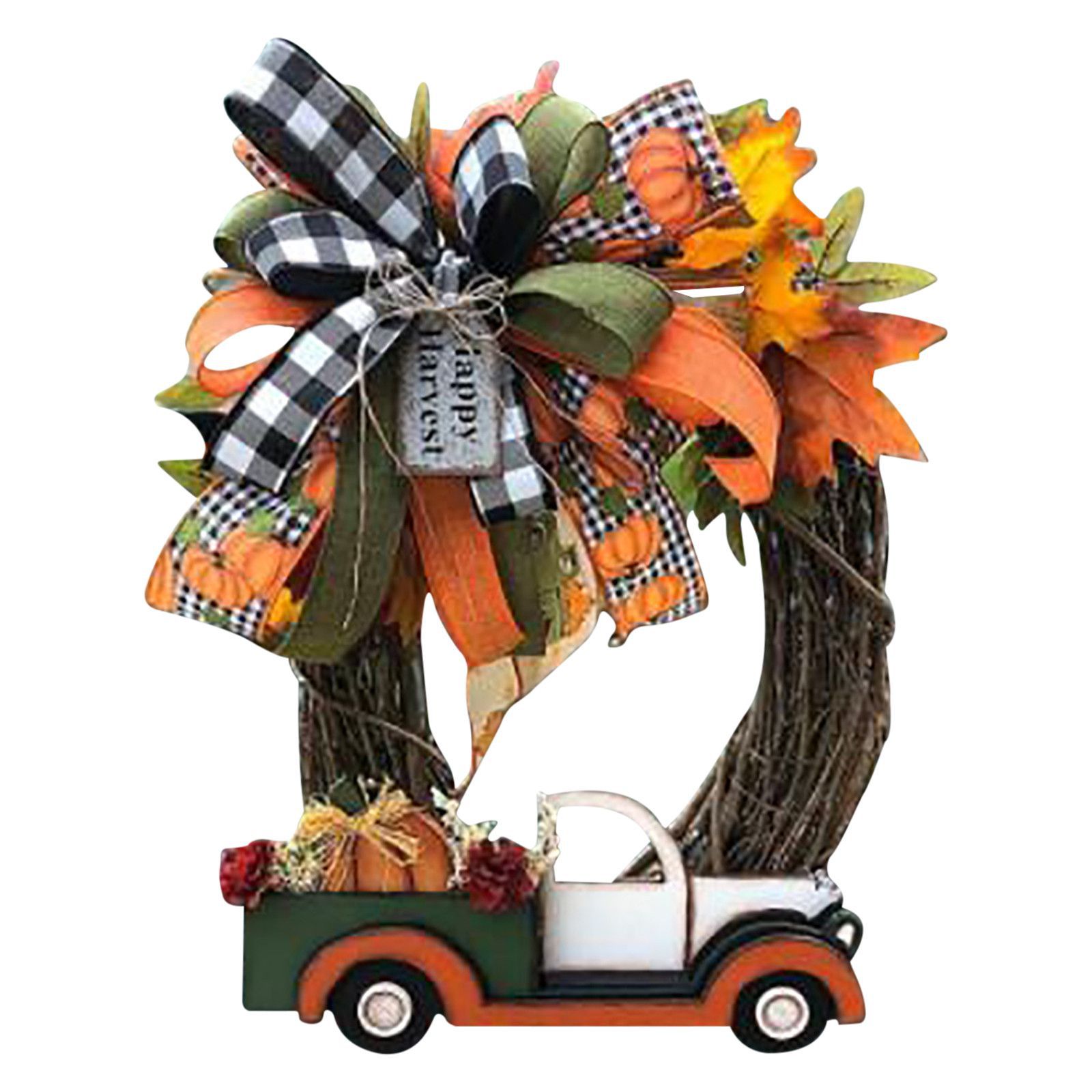 Cross-Border Hot Truck Garland Halloween Doorplate Hanging Decoration
