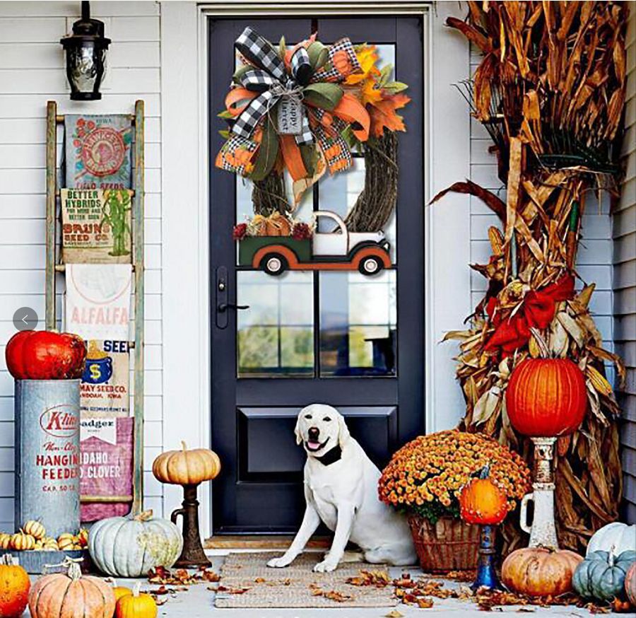 Cross-Border Hot Truck Garland Halloween Doorplate Hanging Decoration Cross-Border Hot Truck Garland Halloween Doorplate Hanging Decoration