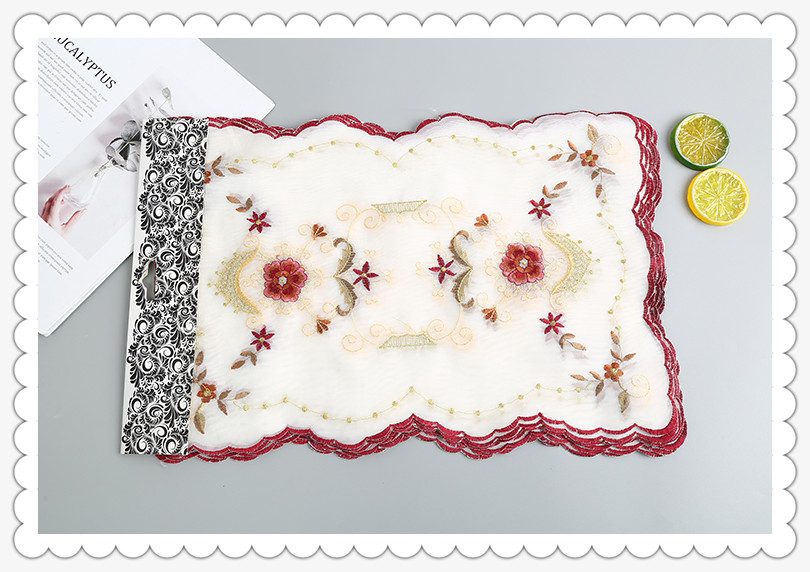 Placemat Tablecloth Fabric Dining Table Modern Simple Home Middle East Foreign Trade 30*45