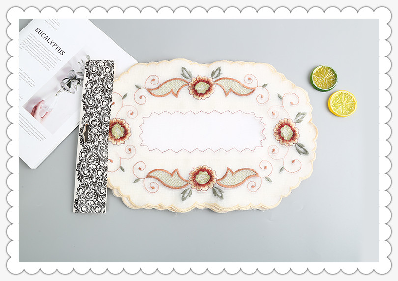 Placemat Tablecloth Fabric Dining Table Modern Simple Home Middle East Foreign Trade 30*45