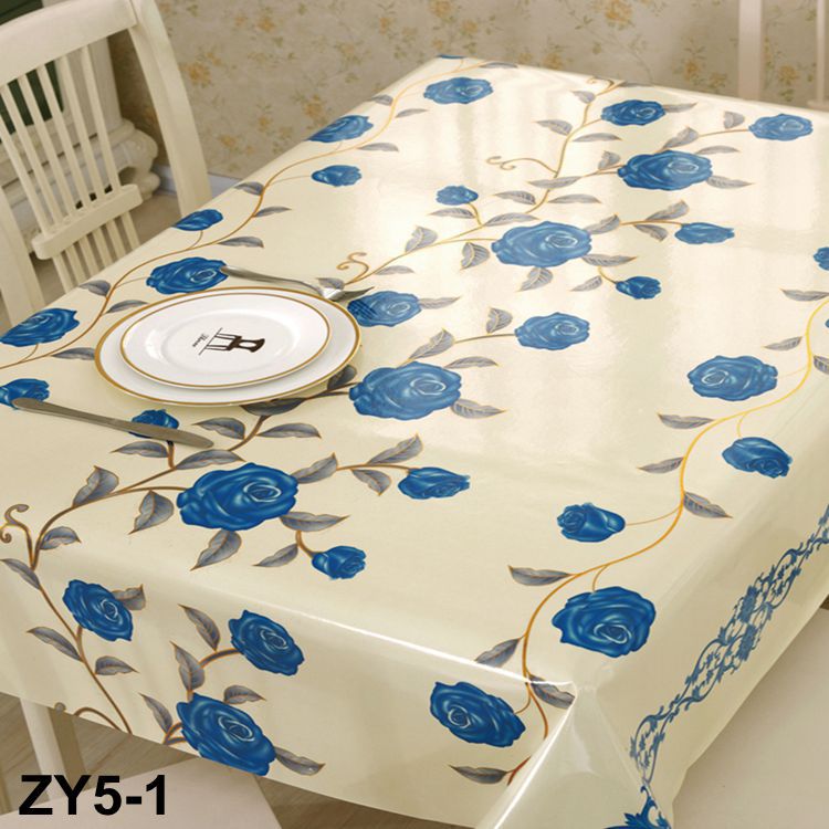 Factory Wholesale Custom export Iraq and Iran high quality PVC local transfer printing Tablecloth Tablecloth