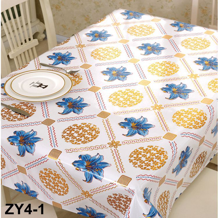 Factory Wholesale Custom export Iraq and Iran high quality PVC local transfer printing Tablecloth Tablecloth