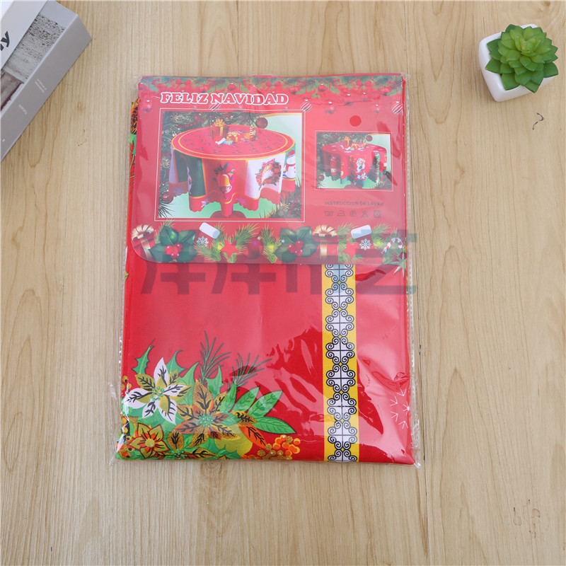 Home Simple Printing Fabrics Tablecloth Oilproof and Heatproof Disposable Tableclothes Rectangular Tablecloth Coffee Table Cloth Table Mat